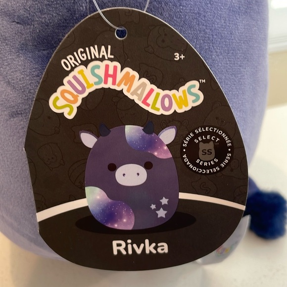 NWT 8” Rivka the Purple Celestial Cow Squishmallow - Select Series - Picture 4 of 5